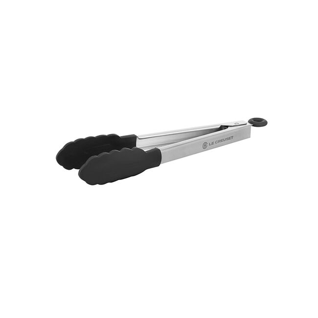 Stainless Steel Tongs with Silicone Tips, view 1